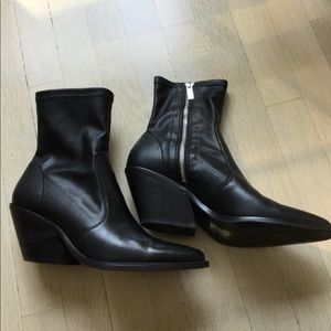 Top shop leather booties size 9.5
